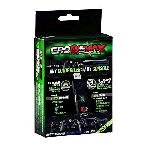 CronusMax Plus Cross Cover Gaming Adapter para PS4 PS3 Xbox One Xbox 360 Windows PC