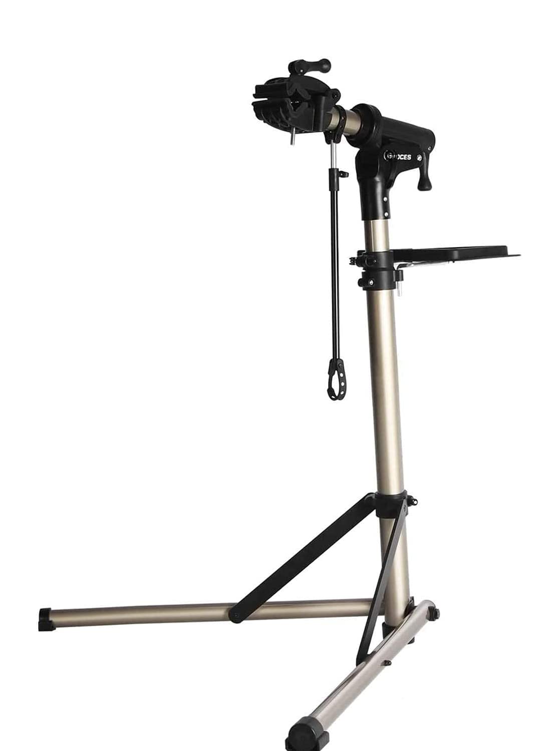 CXWXC Suporte para reparo de bicicletas - Rack de manutenção para mecânico de bicicletas em casa - Liga de alumínio inteira - Altura ajustável (rs100)