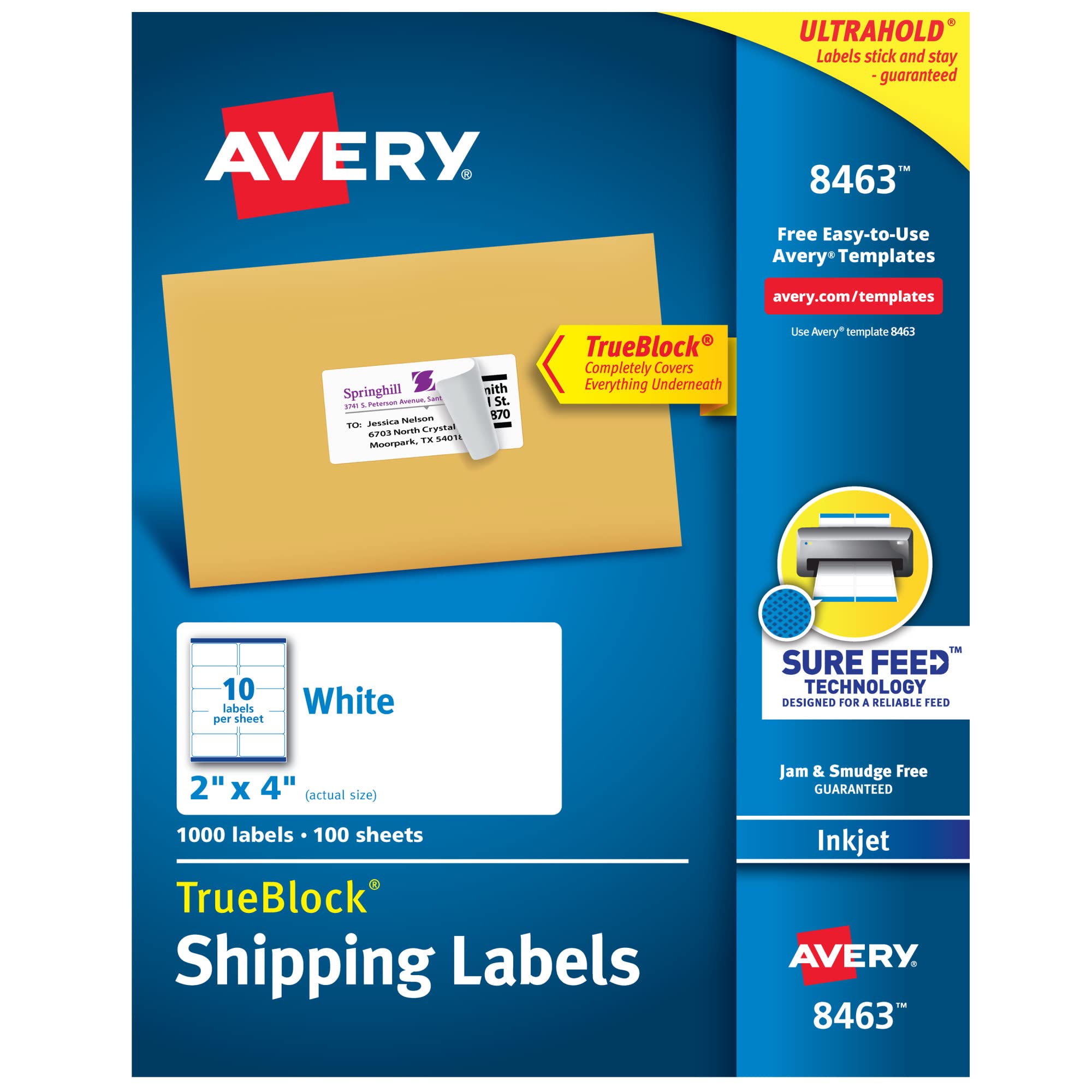 Avery 8163 Etiquetas de Envio