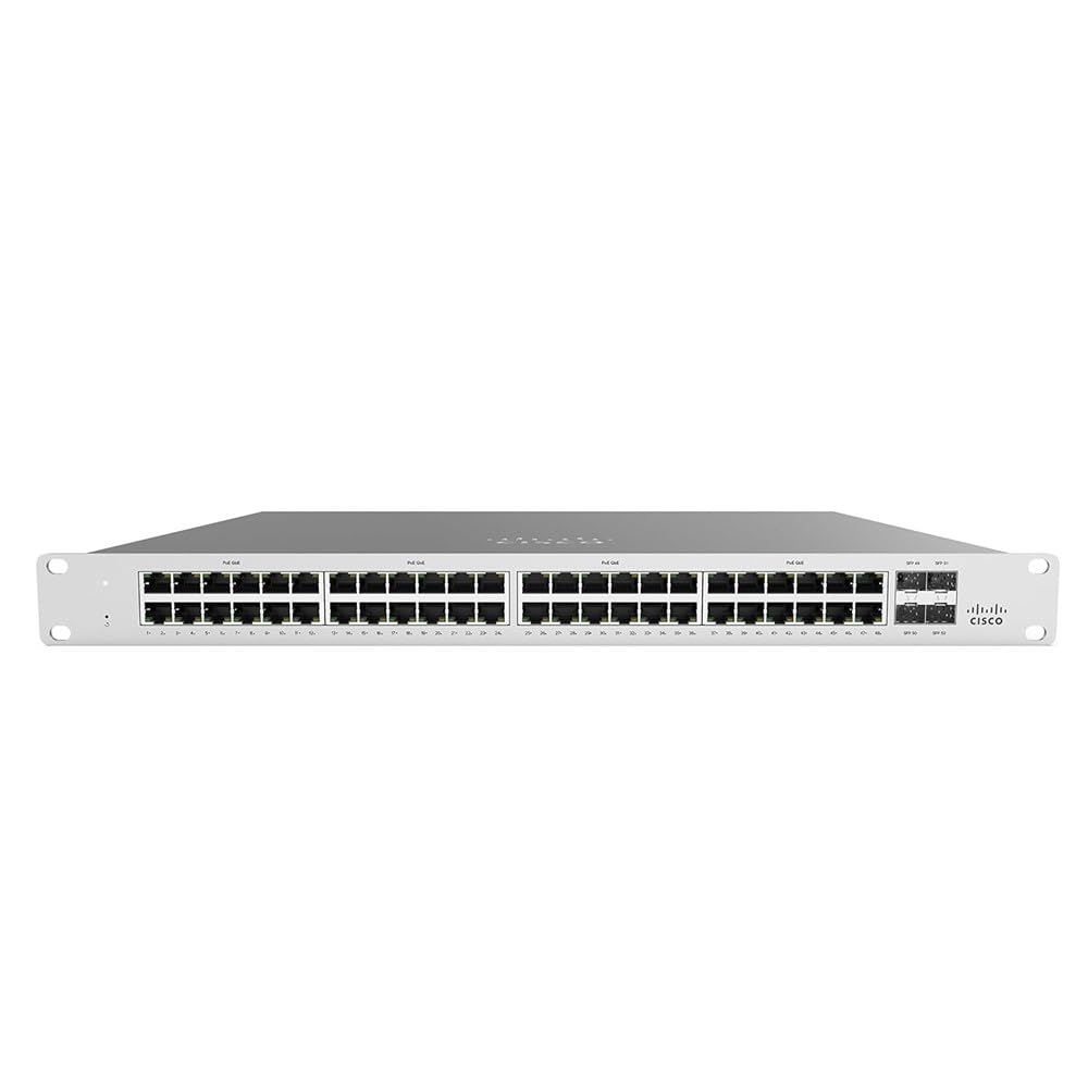 Meraki Cisco MS130-48X Cloud Managed Switch - 40...