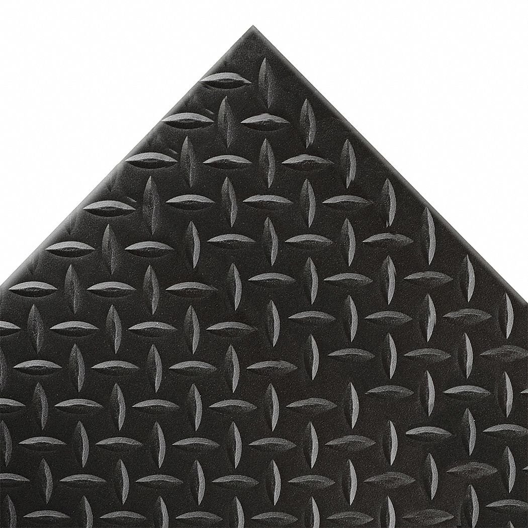 Notrax 419 Diamond Sof-Tred Safety/Anti-Fatigue Mat com esponja de PVC Dyna-Shield para áreas secas