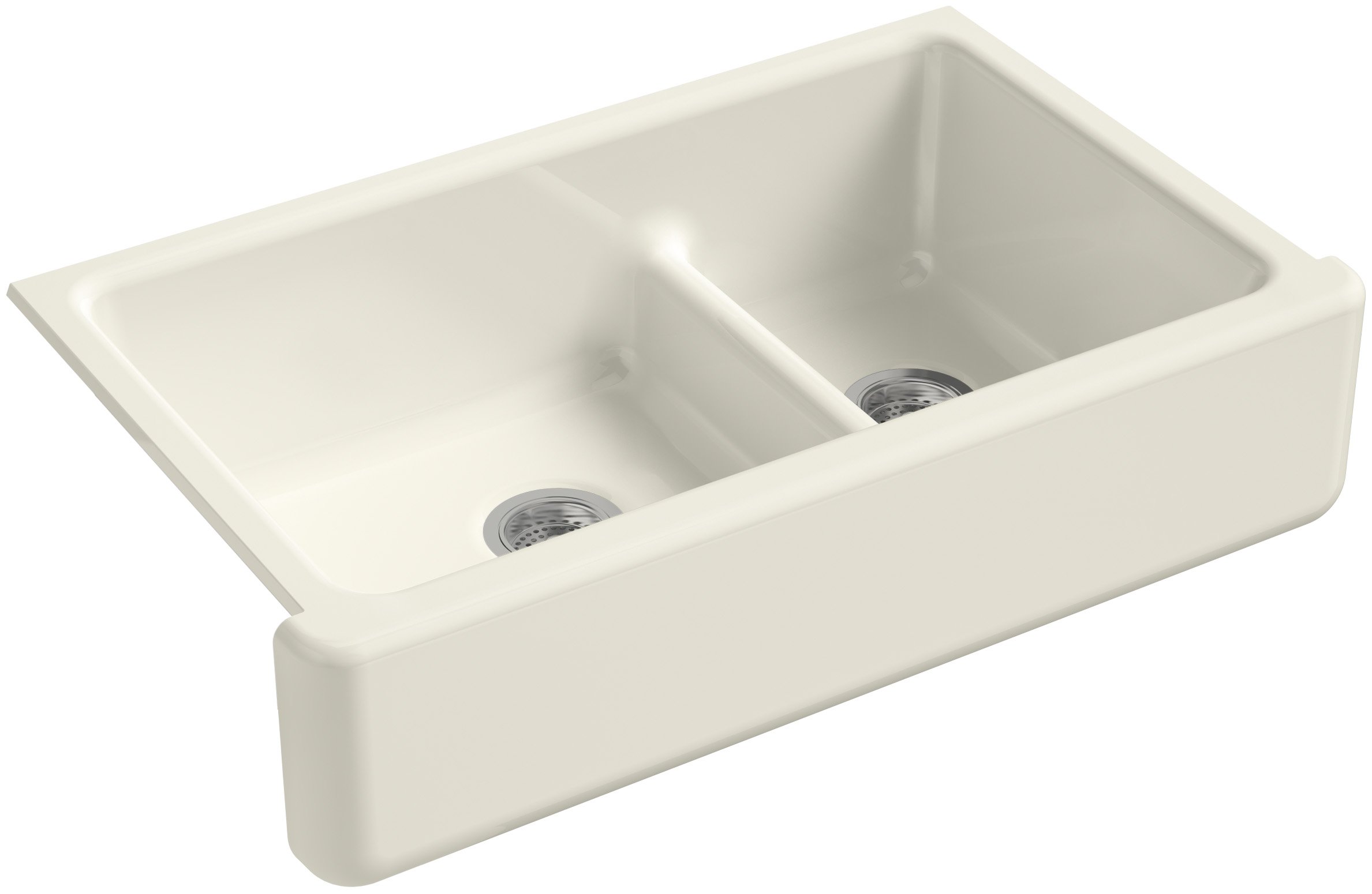 KOHLER Whitehaven Farmhouse Smart Divide Self-Tr...