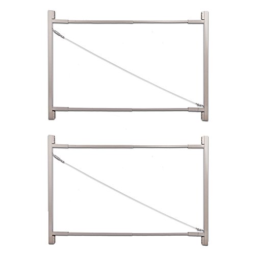 Adjust-A-Gate Kit de construção de portão de estrutura de aço (36''-72'' de aberturas largas até cerca de 6' de altura)