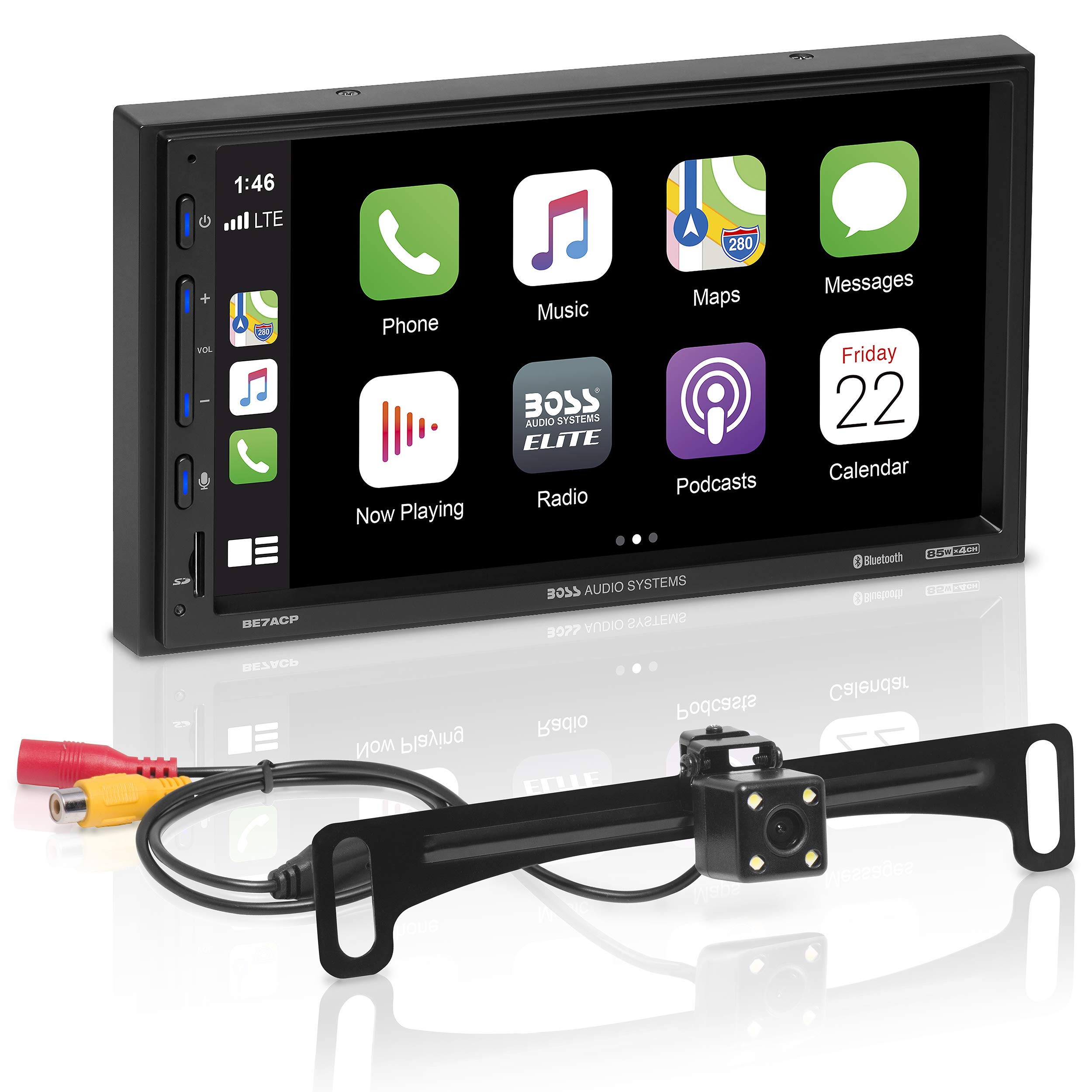 BOSS Audio Systems Systems Elite Car Multimedia Player com Apple CarPlay Android Auto