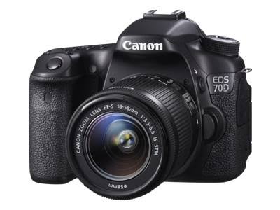 Canon Câmera digital SLR EOS 70D com lente STM de 18-55 mm