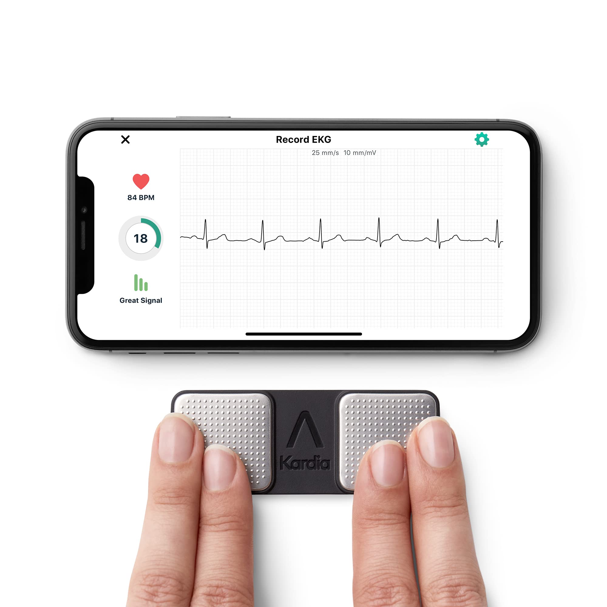 Alivecor KardiaMobile Monitor de EKG pessoal de 1 deriv...