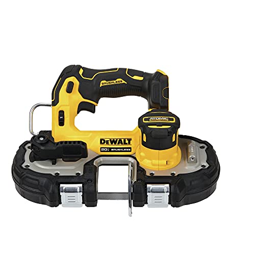 DEWALT DCS377B 20V MAX ATOMIC Brushless Lithium-Ion 1-3/4 pol. Serra de fita compacta sem fio (somente ferramenta)