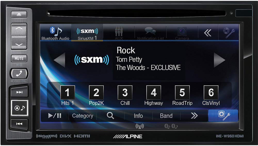 Alpine INE-W960HDMI Sistema de Áudio / Vídeo / Nav com sintonizador Sirius XM SXV300