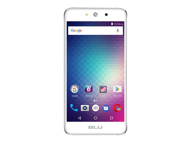 BLU Telefone GSM Quad-Core Dual SIM Grand M G070Q desbloqueado - prata