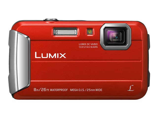 Panasonic Câmera resistente DMC-TS30R LUMIX Active Lifestyle (vermelha)