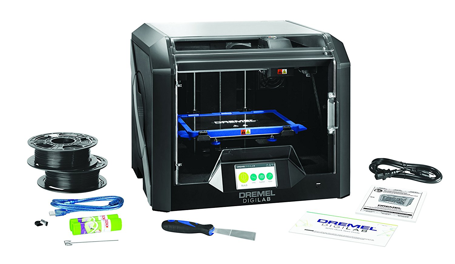 Dremel 3D Printing Impressora 3D Dremel DigiLab 3D45; Material avançado como Nylon e Eco-ABS