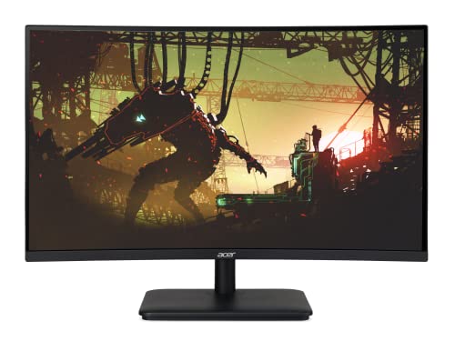 Acer Monitor Gaming ED270R Sbiipx 27' 1500R Curvo Zero-Frame Full HD (1920 x 1080) com Tecnologia AMD FreeSync | 165 Hz | 5ms (G a G) | Display Port e 2 portas HDMI 1.4