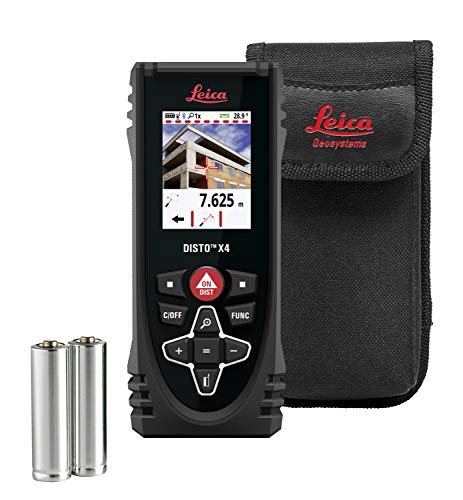 Leica Geosystems Leica DISTO X4 - Medidor de distância a laser robusto (catálogo 855138)