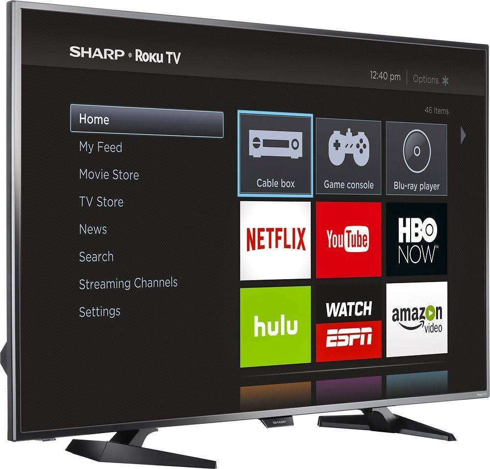 Sharp 50 'LED 1080p Smart HDTV Roku TV
