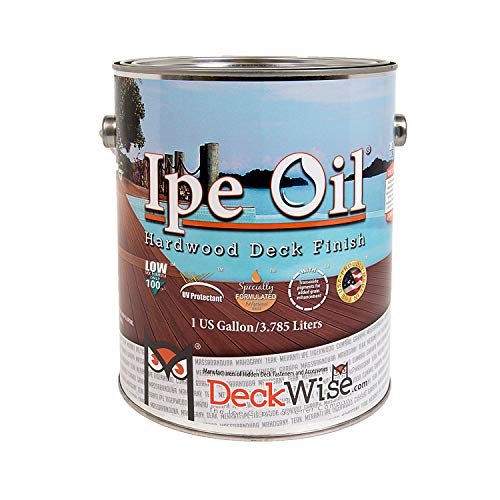 DeckWise Deck de madeira dura de óleo de ipê semitransparente 100 VOC com acabamento natural
