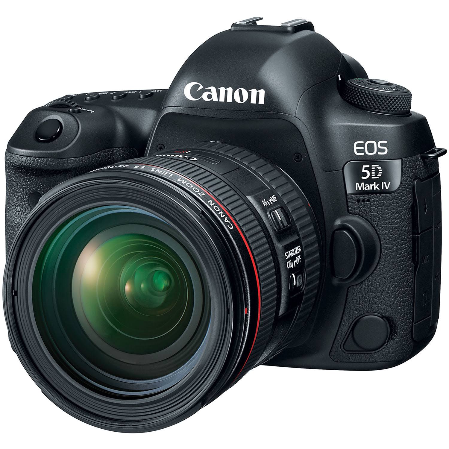 Canon Câmera digital SLR de quadro completo EOS 5D Mark IV com kit de lente EF 24-70 mm f / 4L IS USM