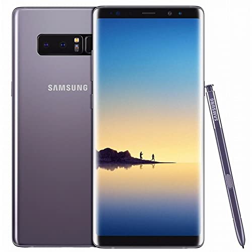 Samsung Smartphone Android Galaxy Note 8 N950U 64GB desbloqueado GSM 4G LTE com câmera dupla de 12 megapixels (renovado) (cinza orquídea)