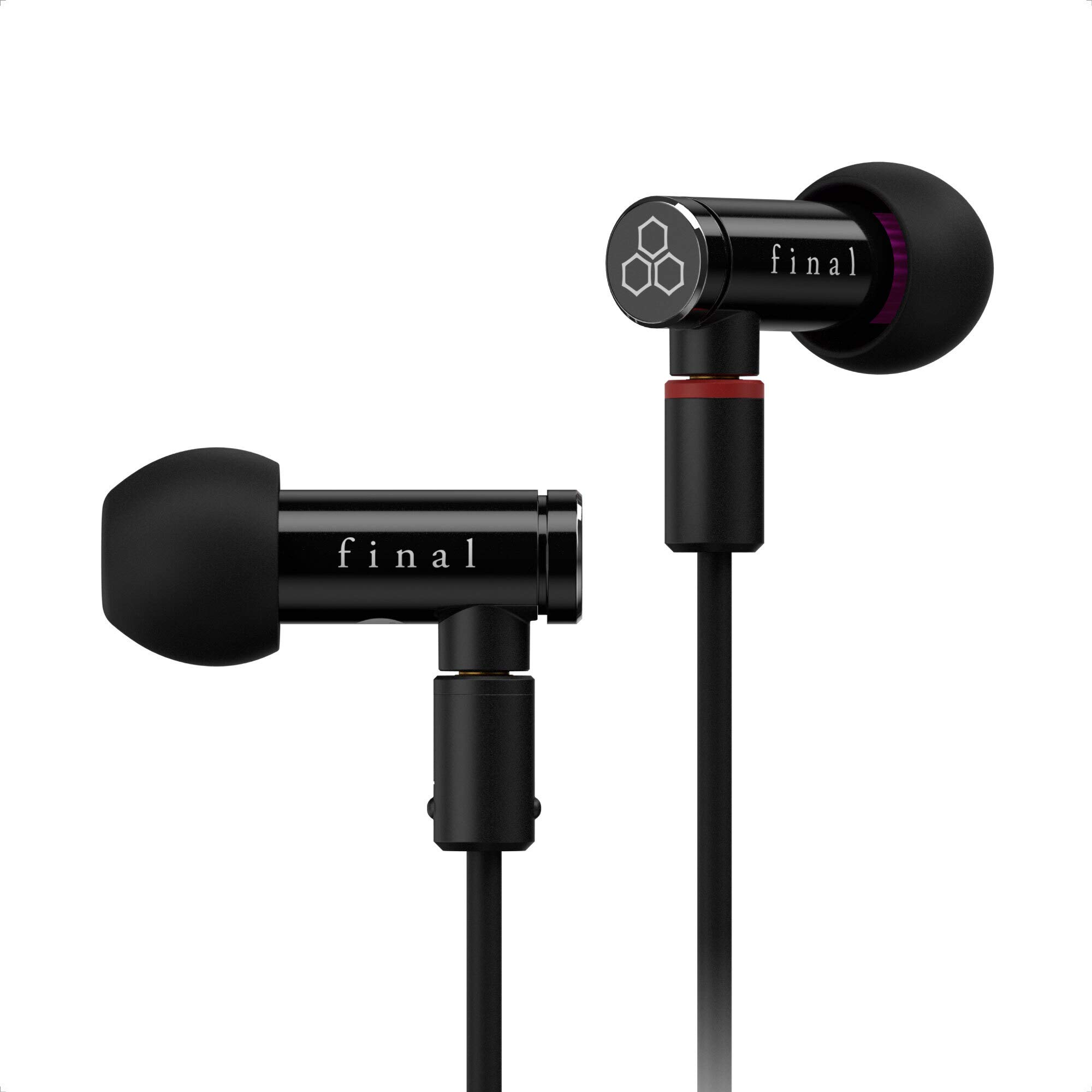 Final Audio Design Fones de ouvido intra-auriculares com isolamento de som de alta resolução Final E4000