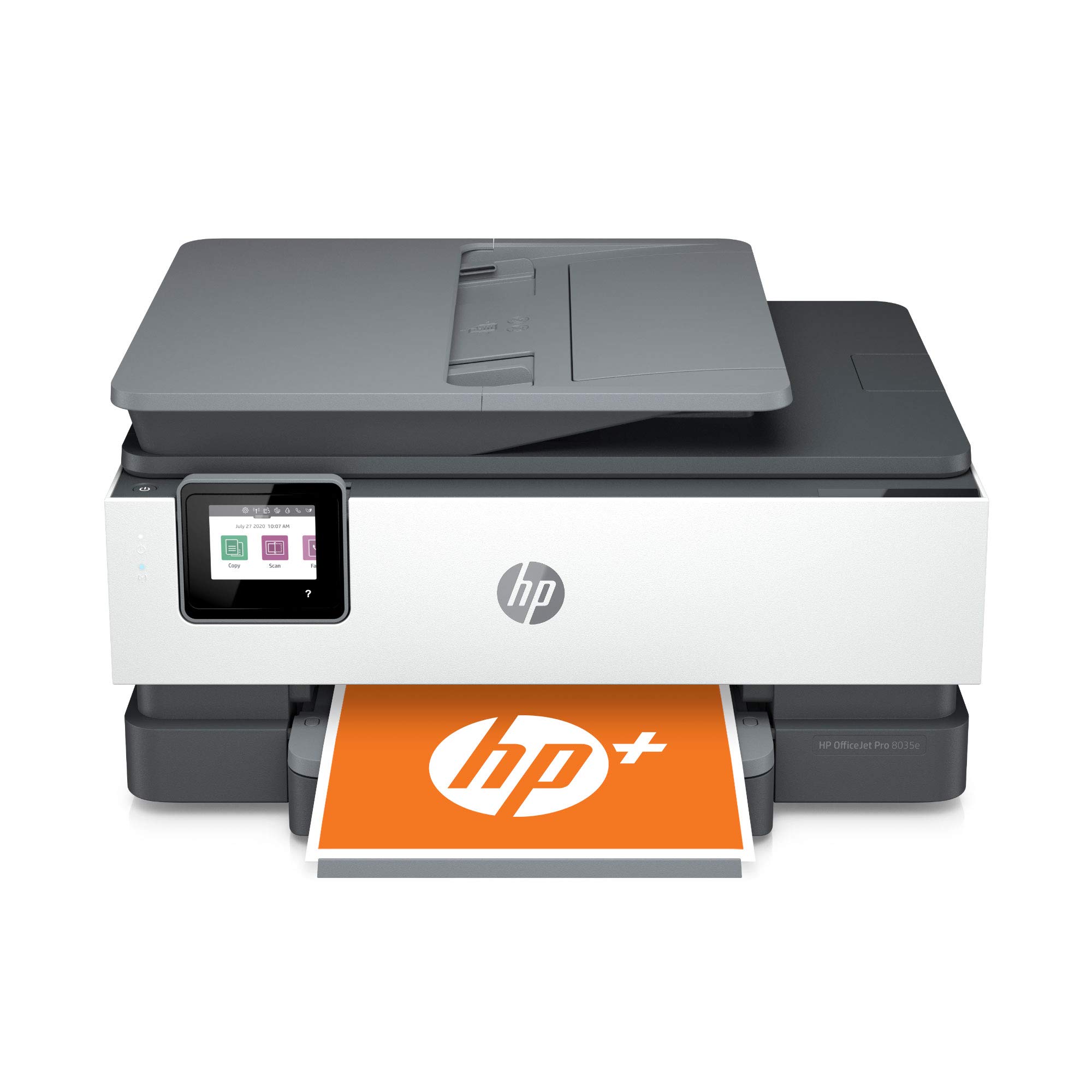 HP Impressora multifuncional colorida OfficeJet Pro 8035e sem fio (basalto) com até 12 meses de tinta instantânea com + (1L0H6A)