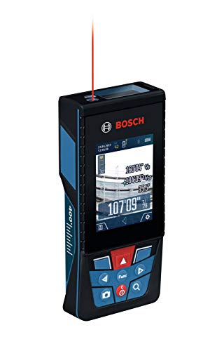 Bosch GLM400CL Blaze Outdoor 400 pés Bluetooth Connected Laser Measure com câmera e bateria de íon de lítio