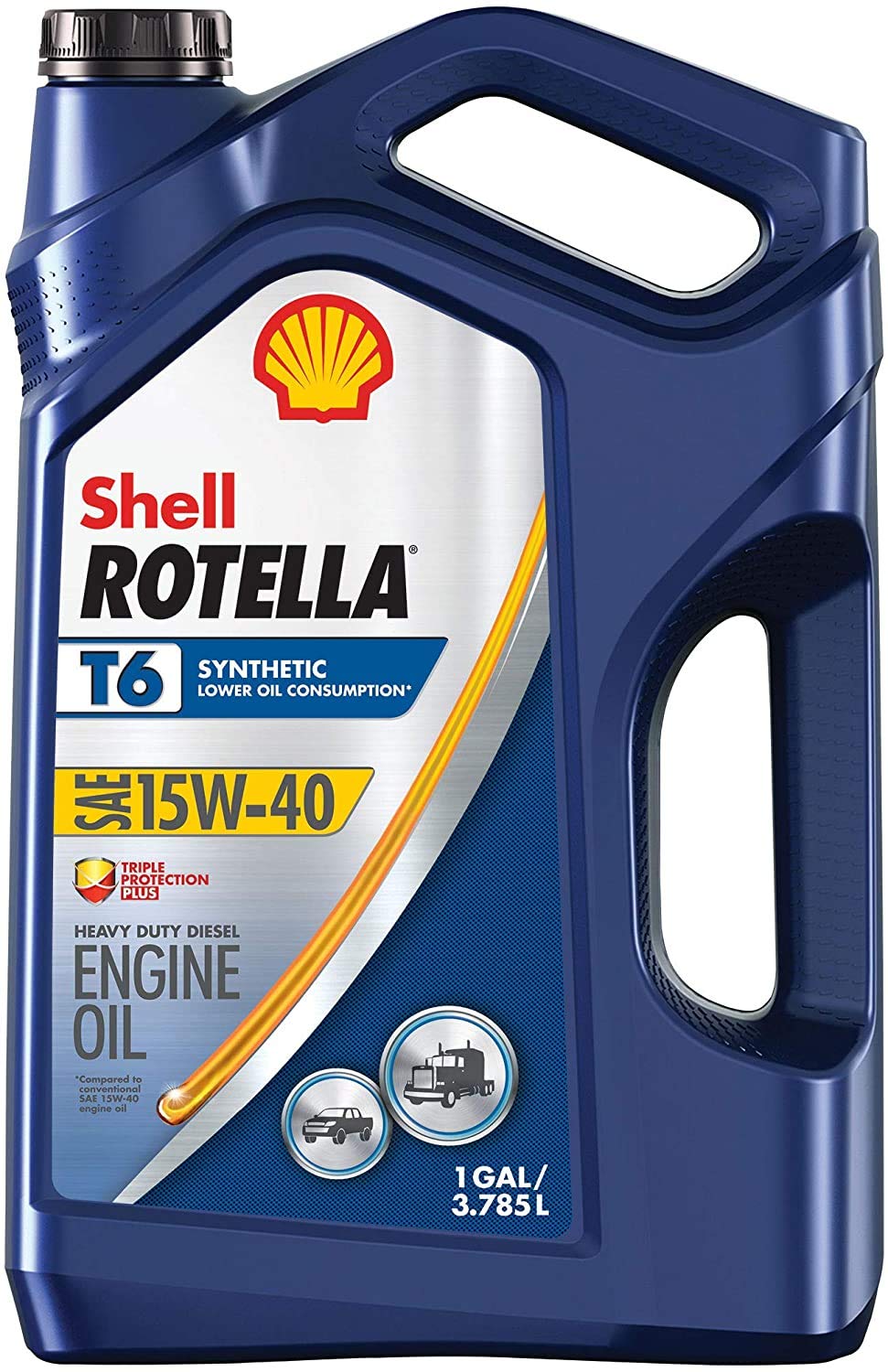 Shell Rotella Óleo de motor diesel totalmente sintético...