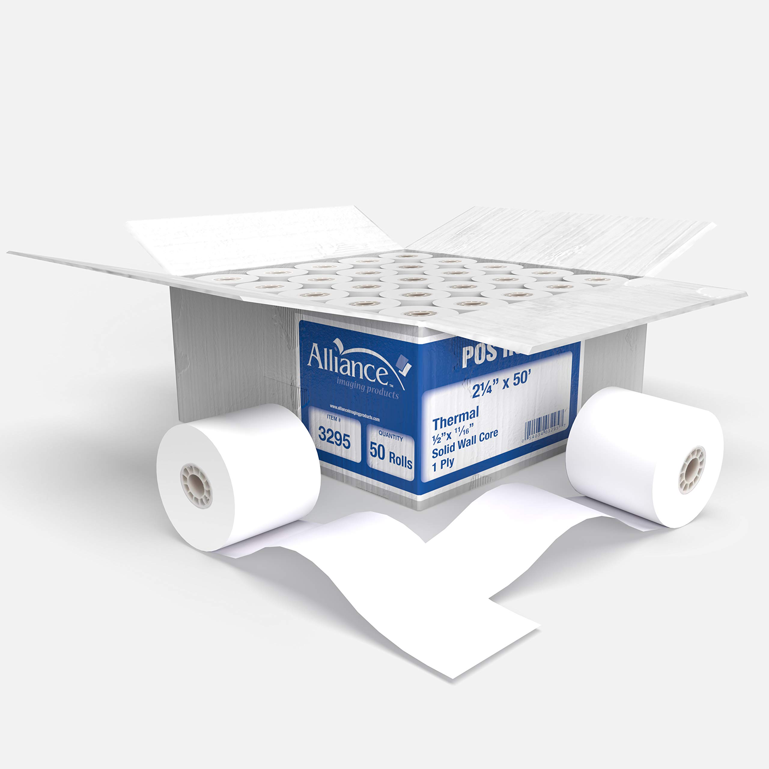 Alliance Thermal Paper Receipt Rolls, BPA Free, ...