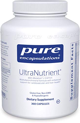 Pure Encapsulations - UltraNutrient - Complexo multivitamínico / mineral hipoalergênico com antioxidantes avançados - 360 cápsulas