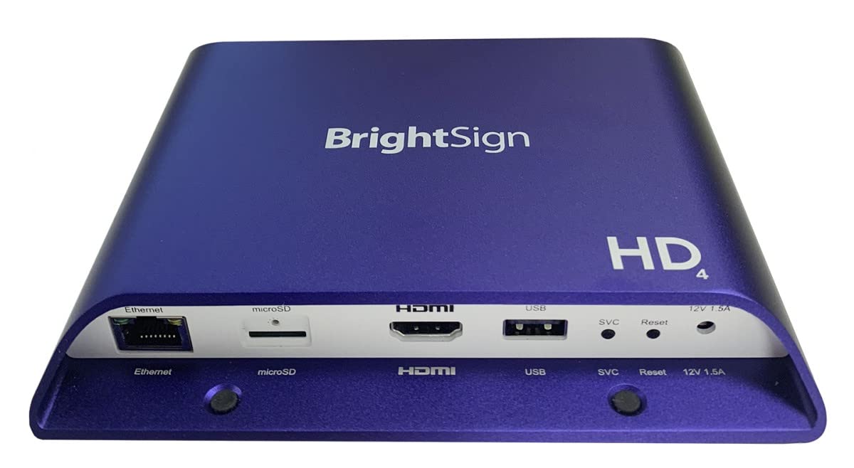 BrightSign HD1024 | Player HTML5 de E/S expandido em Fu...