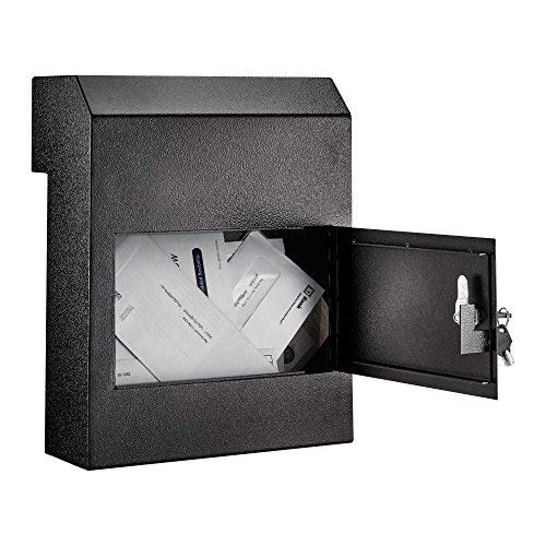 AdirOffice Caixa de depósito com trava de segurança através da porta