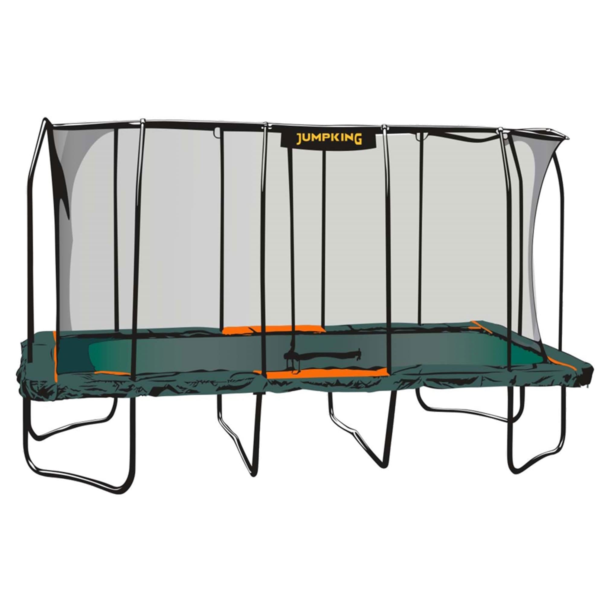 JumpKing Pro-Series Rectangular Trampoline 10' x...