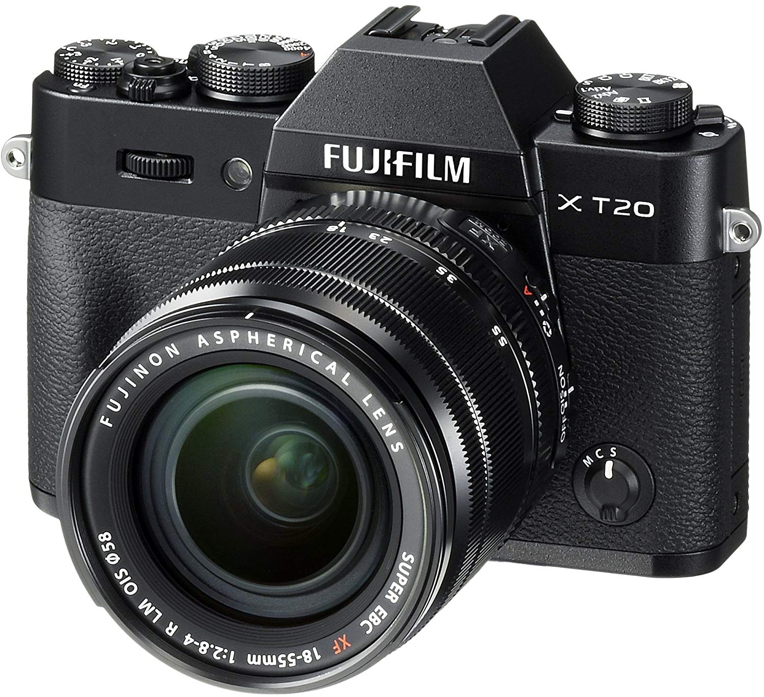 Fujifilm Câmera digital sem espelho  X-T20 com lente XF18-55mmF2.8-4.0 R LM OIS - preta