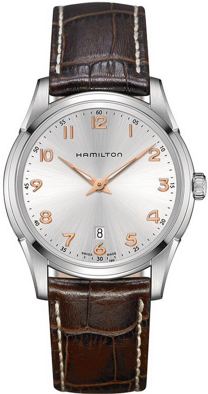 Hamilton Relógio masculino H38511513 Jazzmaster - mostrador prateado