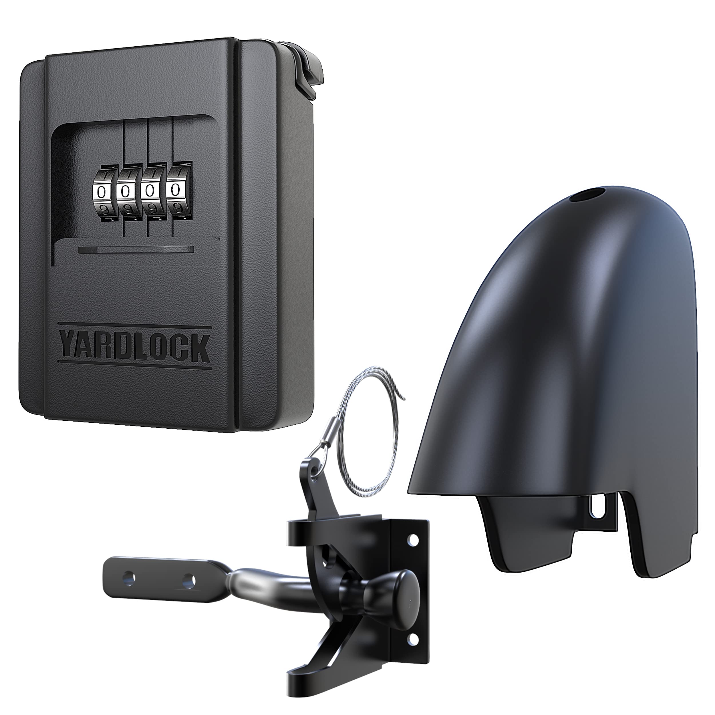 Yardlock Fechadura de portão sem chave Fechadura de cerca segura e sistema de trava forte e durável