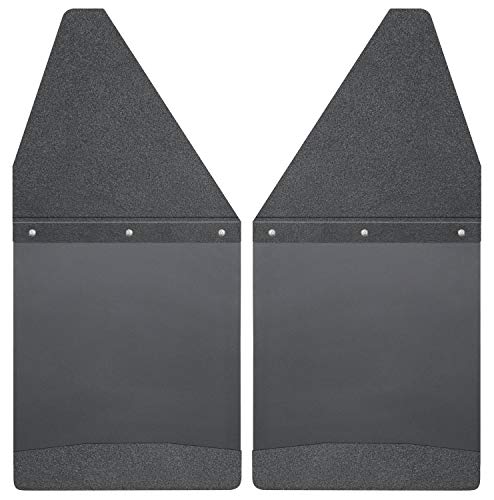 Husky Liners - 17101 Kick Back Mud Flaps 12IN Wide - Bl...