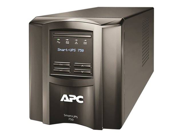 APC Backup de bateria de UPS Smart-UPS 750VA com saída de onda senoidal pura (SMT750)