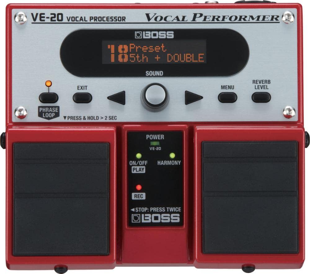 Boss Processador de efeitos vocais VE-20