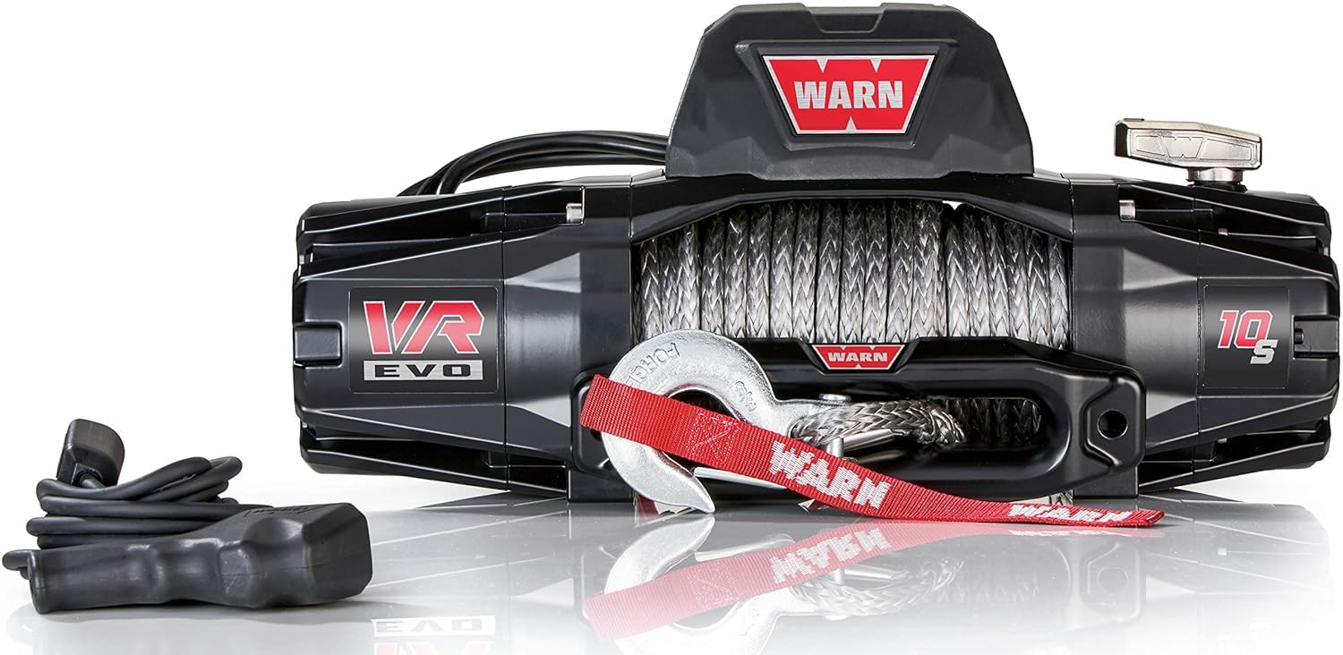 Warn 103253 VR EVO 10-S Electric 12V DC Winch wi...