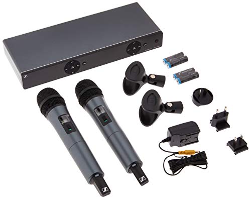 Sennheiser Pro Audio Sistema de microfone sem fio de canal duplo XSW 1-835