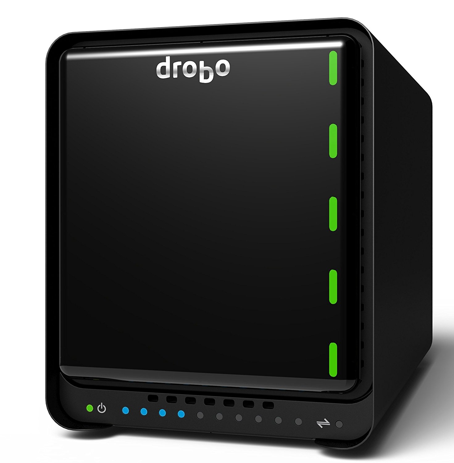PC- Drobo direct Drobo 5D3 5-Drive Direct Attached Storage (DAS) Array - Dual Thunderbolt 3 e portas USB 3.0 tipo C (DRDR6A21)