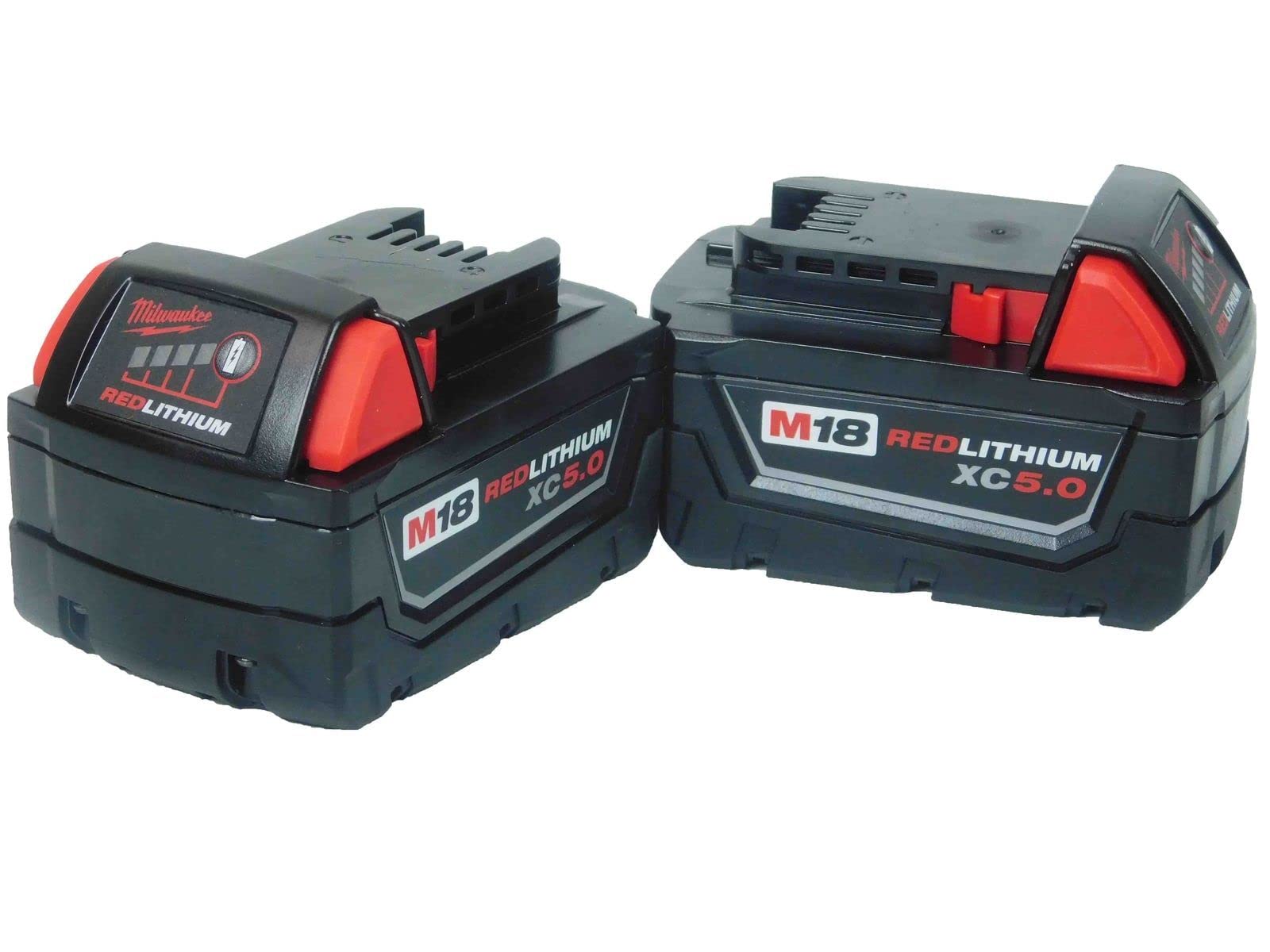 Milwaukee M18 48-11-1850 5.0 AH Baterias 5.0 18V 48-11-1852 (pacote com 2)