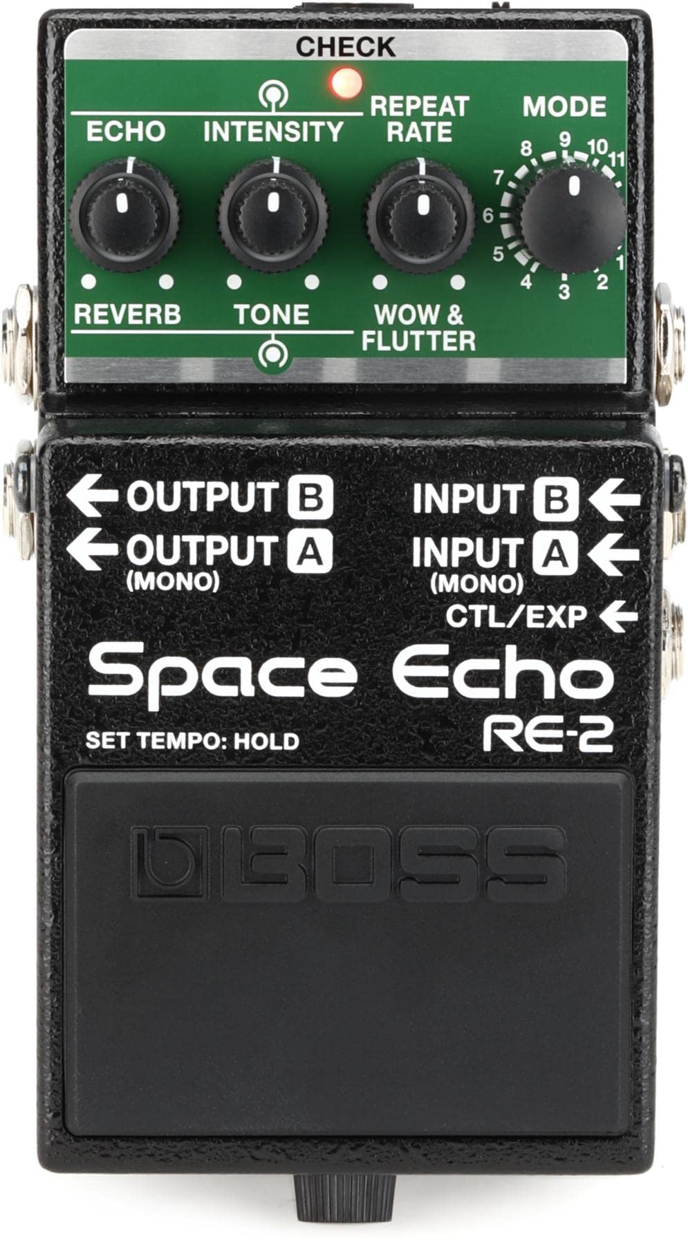 Boss RE-2 Space Echo Delay e pedal de efeitos de reverb...