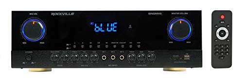 Rockville SINGMIX 5 2000w Bluetooth DJ/Pro/Karaokê/Casa Amplificador Mixer Receptor