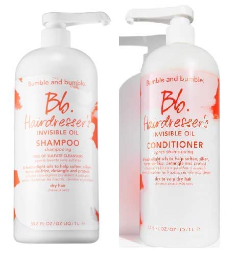 Bumble and Bumble Hairdresser's Invisible Oil Sulfate Free Shampoo e Condicionador Liter Duo