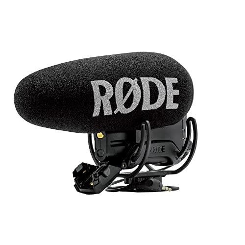 RØDE Microphones Microfone Shotgun montado em câmera Rode VideoMic Pro+