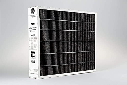 Lennox X6675 Carbon Clean 20 x 25 x 5 polegadas MERV 16 Substituição eficiente do filtro de ar para sistemas de purificação de purificador de ar de clima saudável