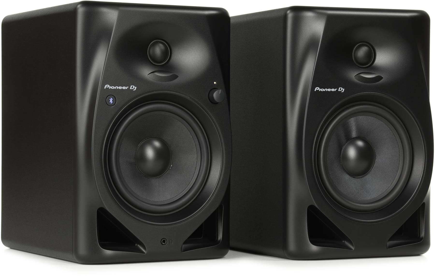 Pioneer DJ DM-50D-BT Par de alto-falantes de monitor ativo de mesa de 5 polegadas com Bluetooth - preto