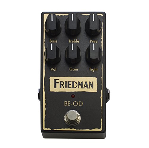 Friedman Pedal de efeitos de guitarra de amplificação BE-OD Overdrive