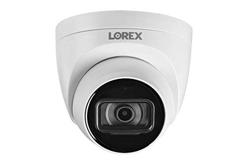 Lorex 4K Ultra HD IP Add-On PoE Câmera de segurança interna/externa com áudio de escuta