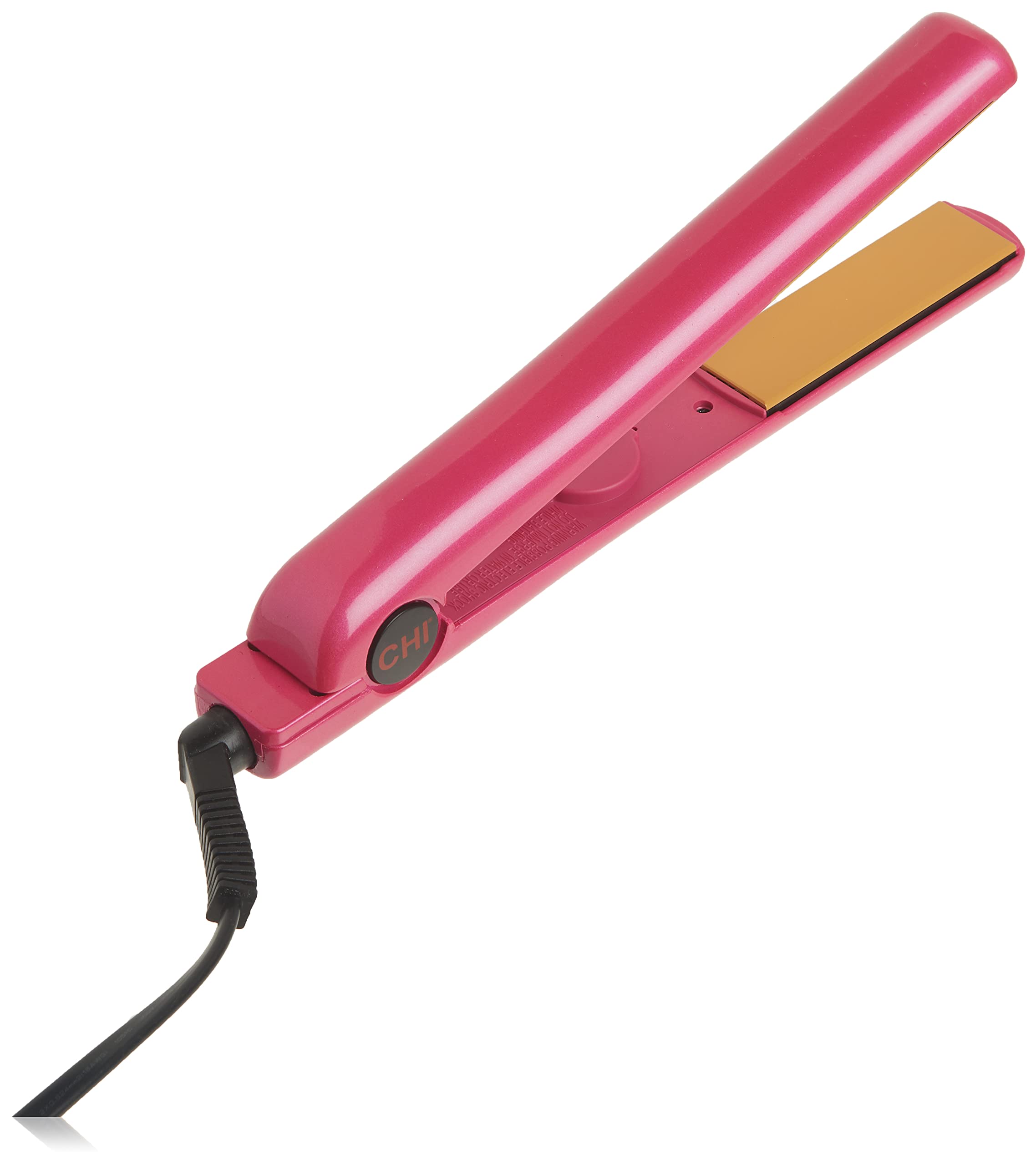 CHI Chapinha de alisamento de cabelo de cerâmica turmalina | 1' Placas | Rosa Puro | Alisador de cabelo profissional para salão de beleza