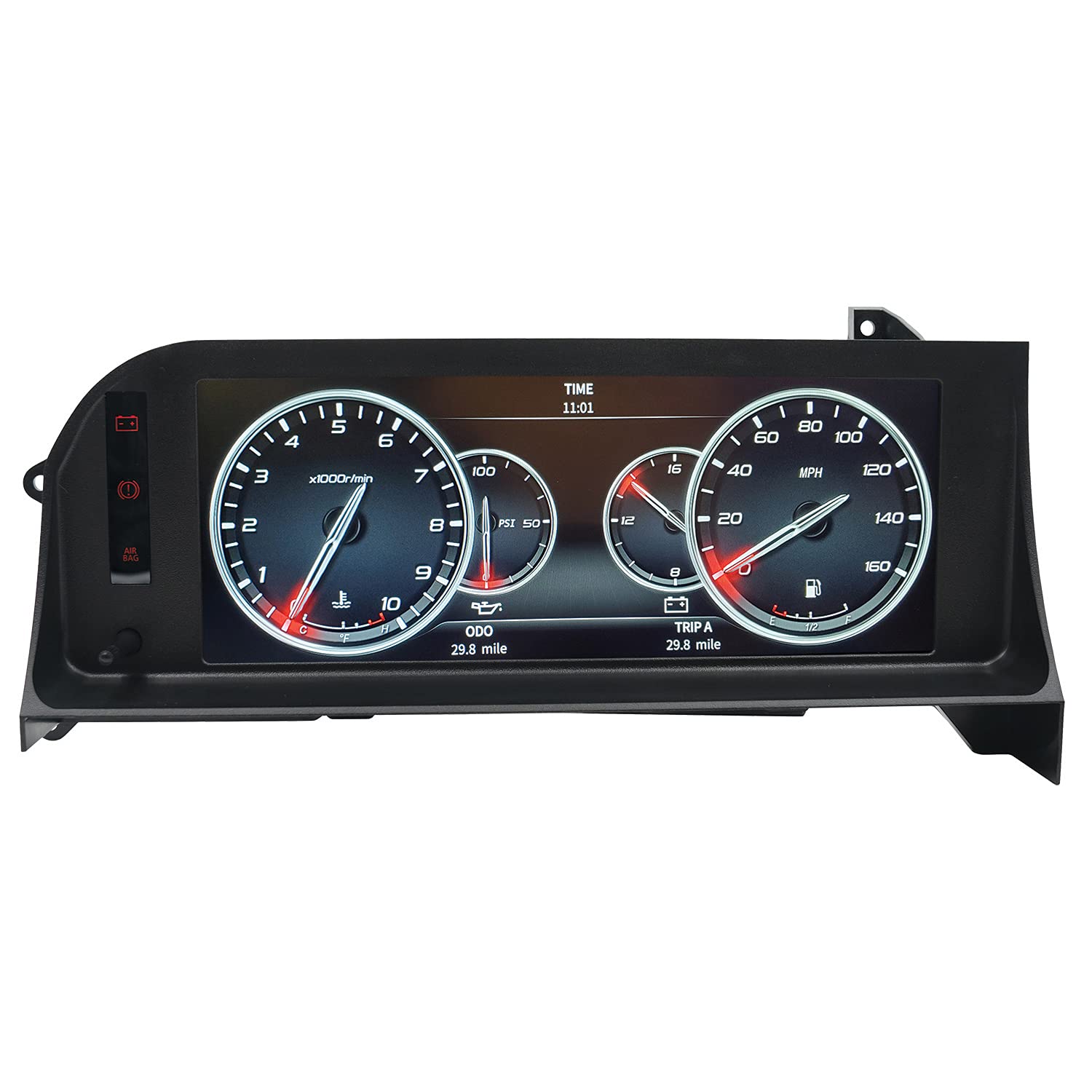 Auto Meter Meter 7007 Invision Direct Fit Digital Dash LCD 87-93 Ford Mustang Fox, Black